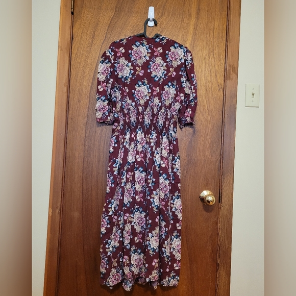 Vintage floral midi dress -  S/M - Picture 2 of 5
